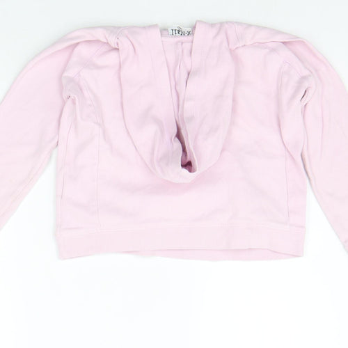 X-Mail Girls Pink   Pullover Hoodie Size 10-11 Years