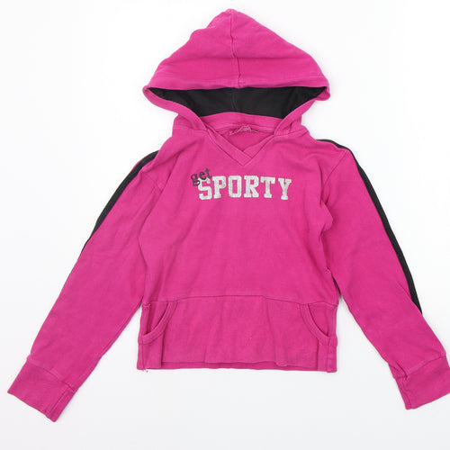 X-Mail Girls Pink   Pullover Hoodie Size 10-11 Years