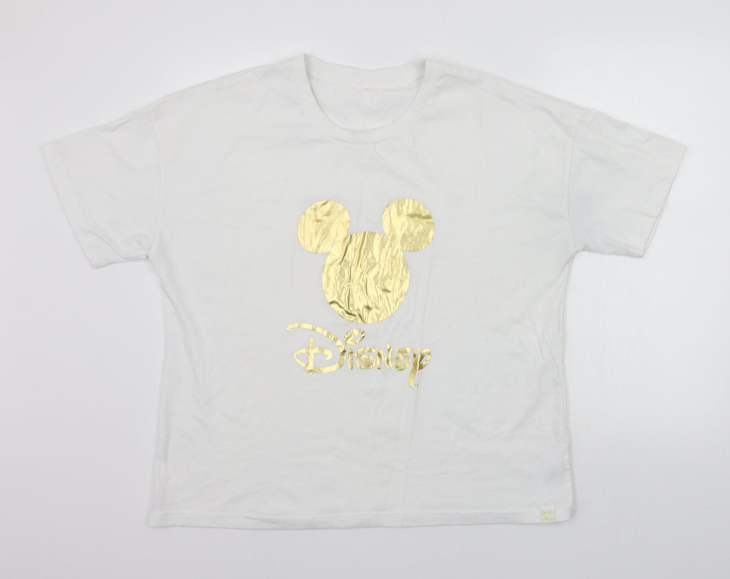 George Womens White   Basic T-Shirt Size 18