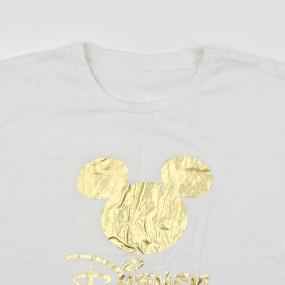 George Womens White   Basic T-Shirt Size 18