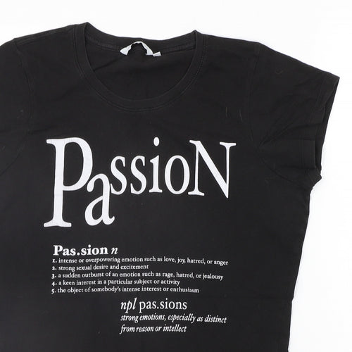 New Look Womens Black   Basic T-Shirt Size 16
