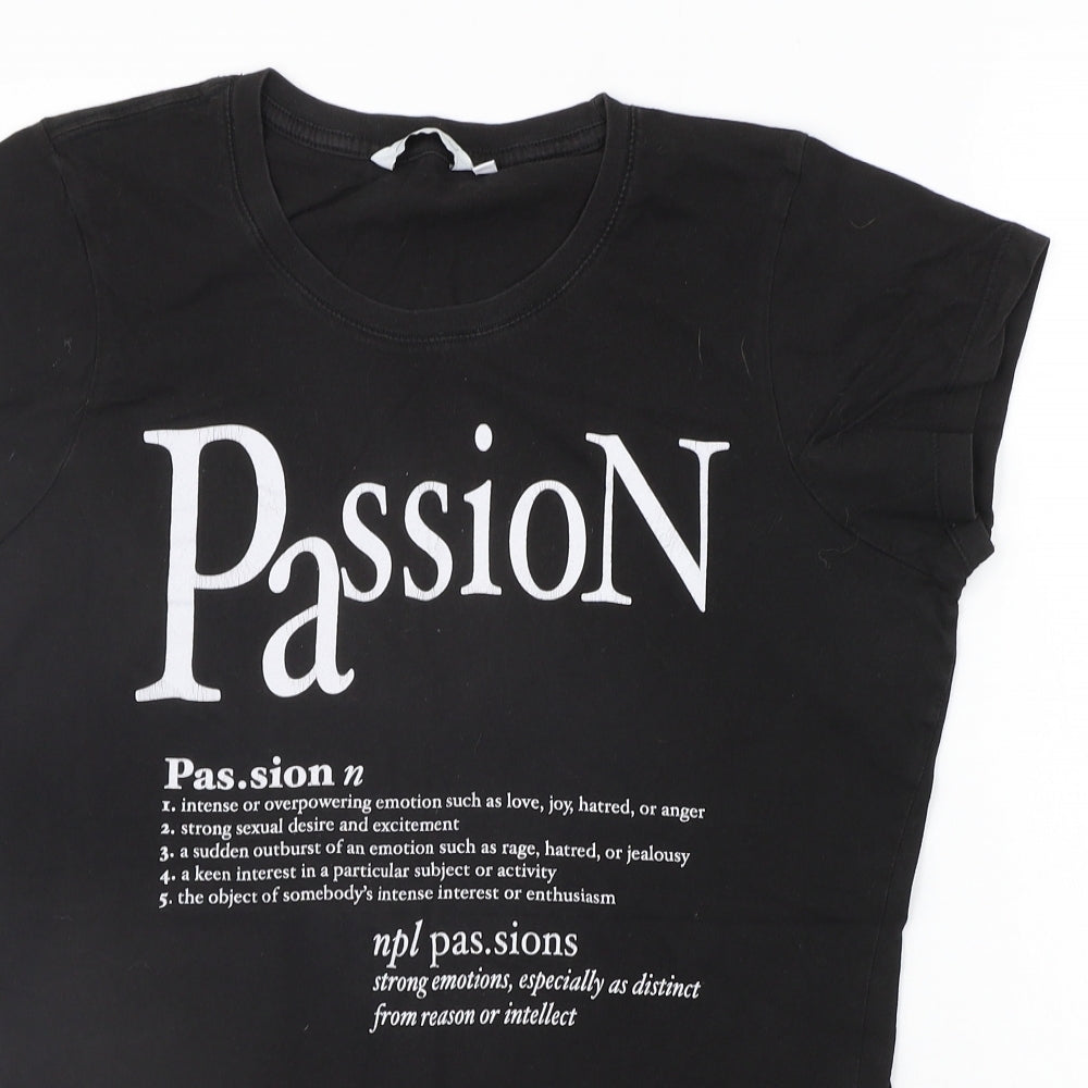 New Look Womens Black   Basic T-Shirt Size 16