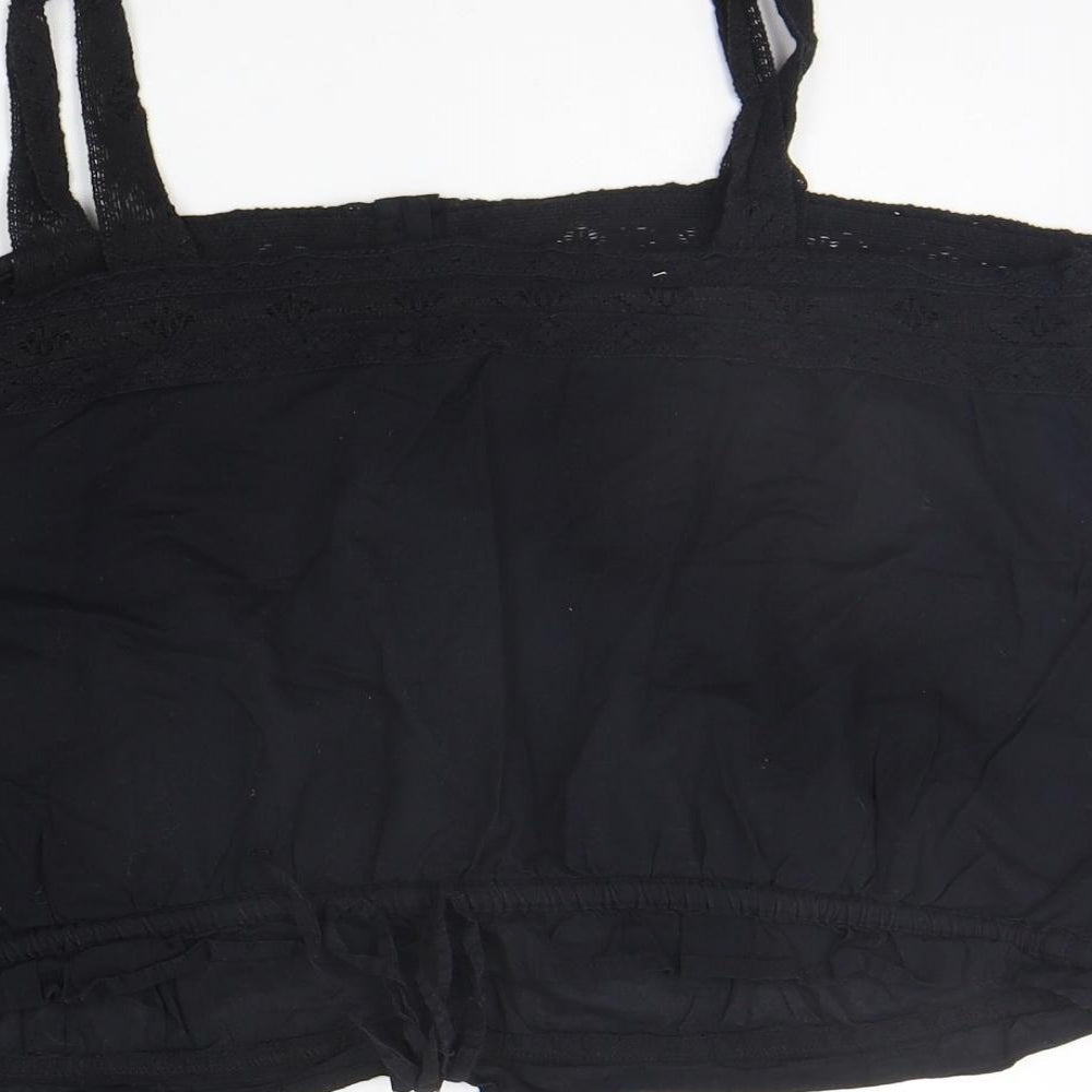 River Island Womens Black   Basic Tank Size 16