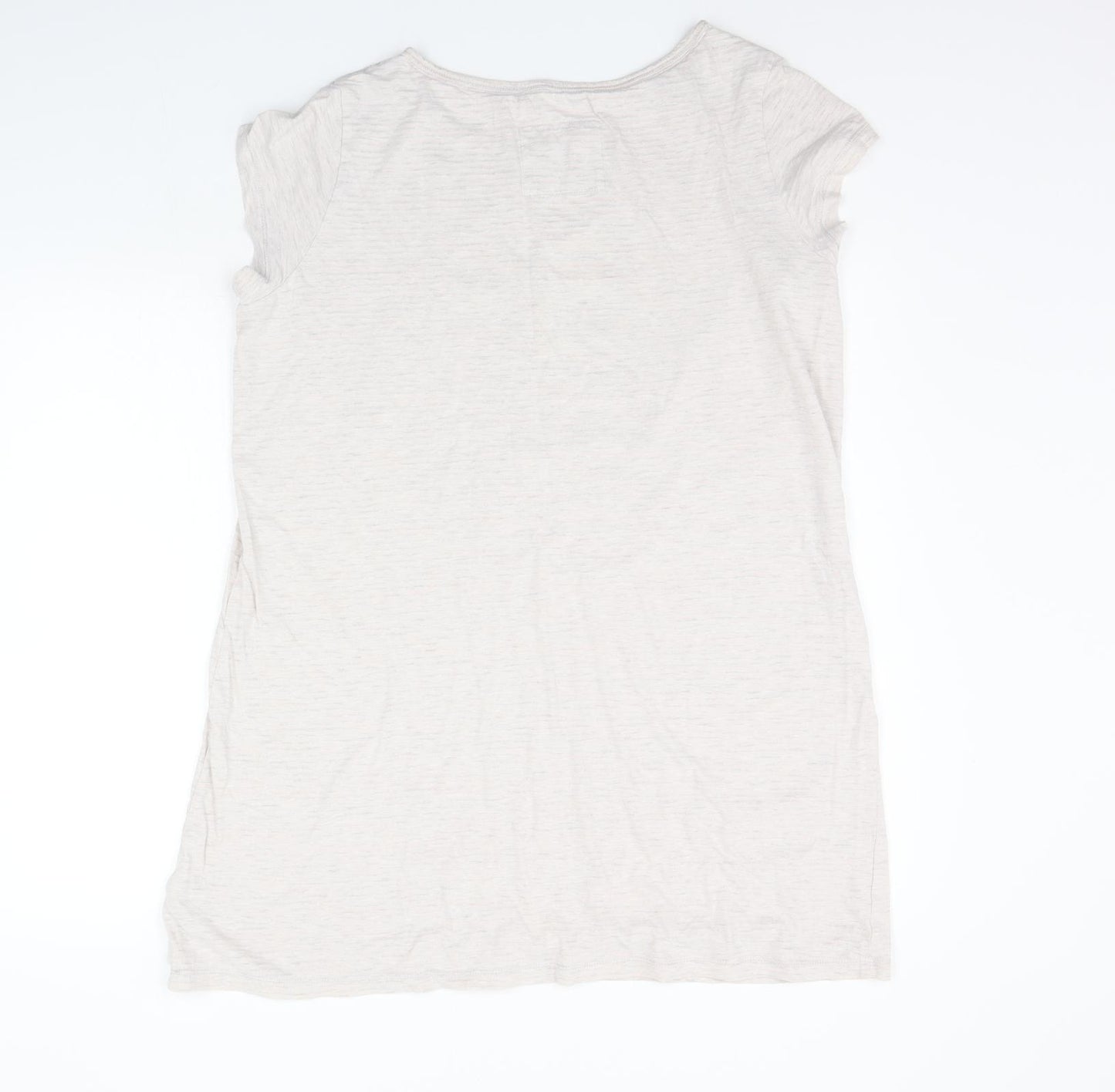 Marks and Spencer Womens Beige Solid  Top Gown Size 16  - TATTY TEDDY