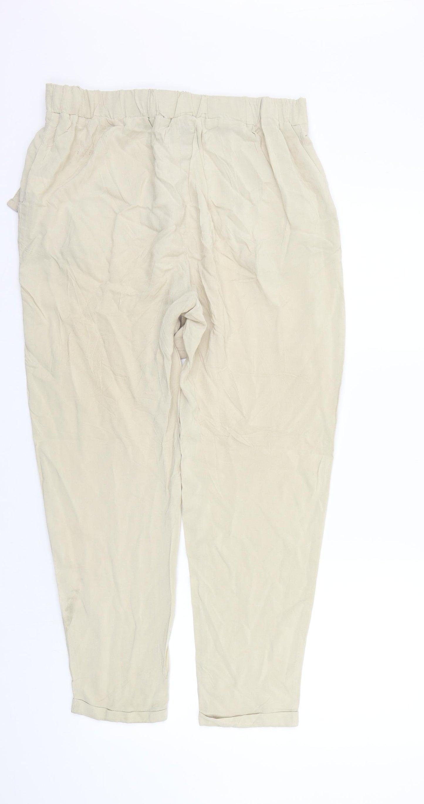 Atmsophere Womens Beige   Jegging Trousers Size 12 L25 in