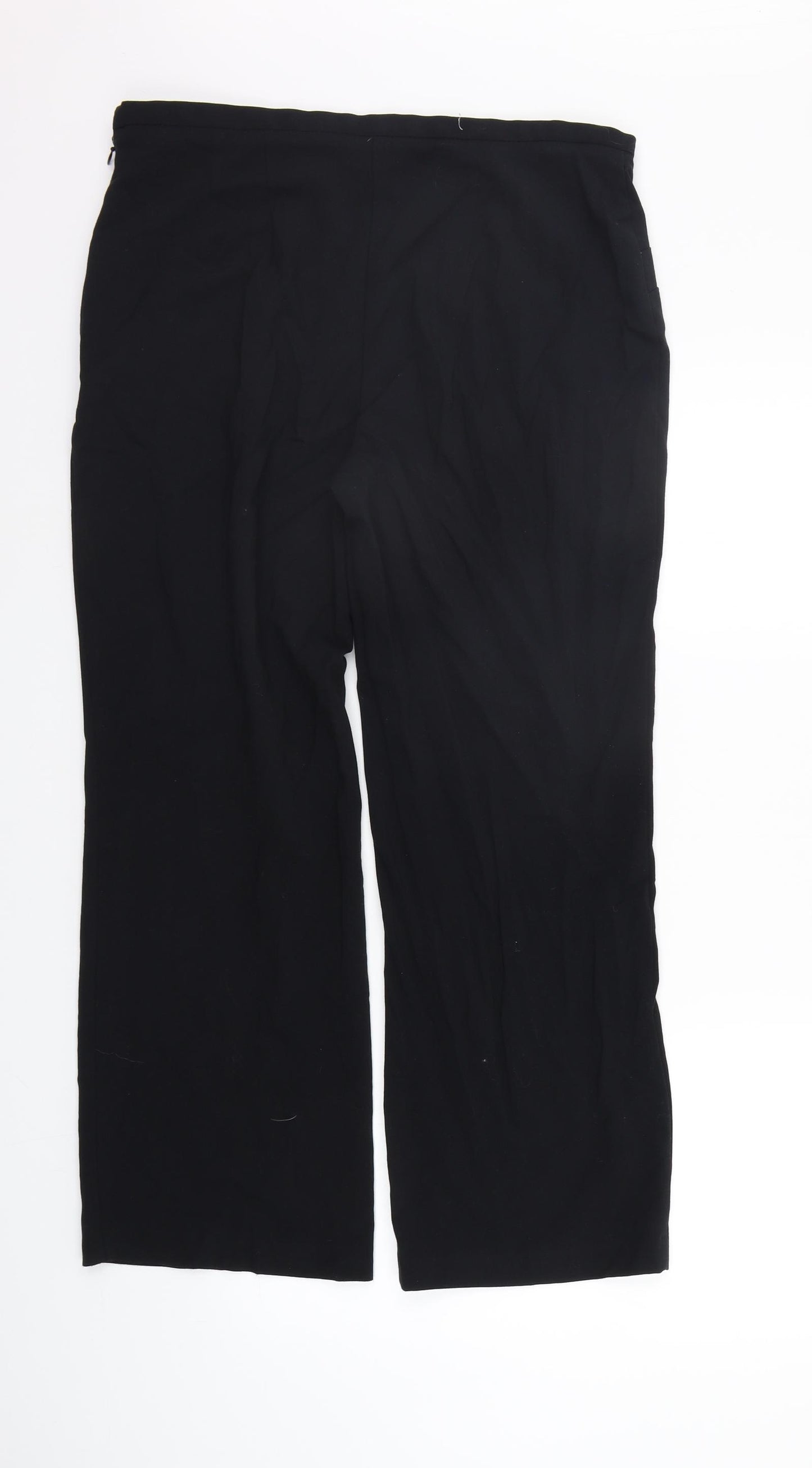 Marks and Spencer Womens Black   Trousers  Size 14 L27 in