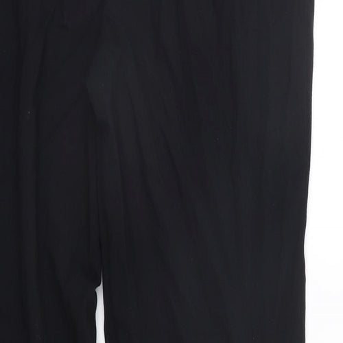 Marks and Spencer Womens Black   Trousers  Size 14 L27 in