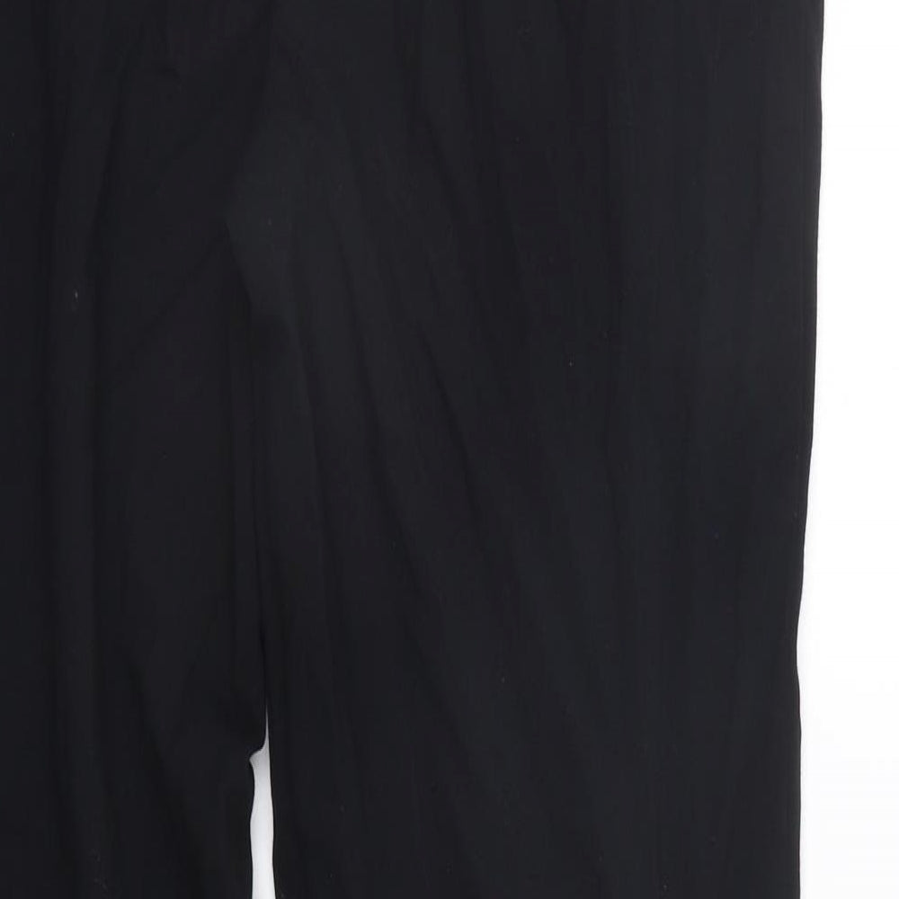 Marks and Spencer Womens Black   Trousers  Size 14 L27 in