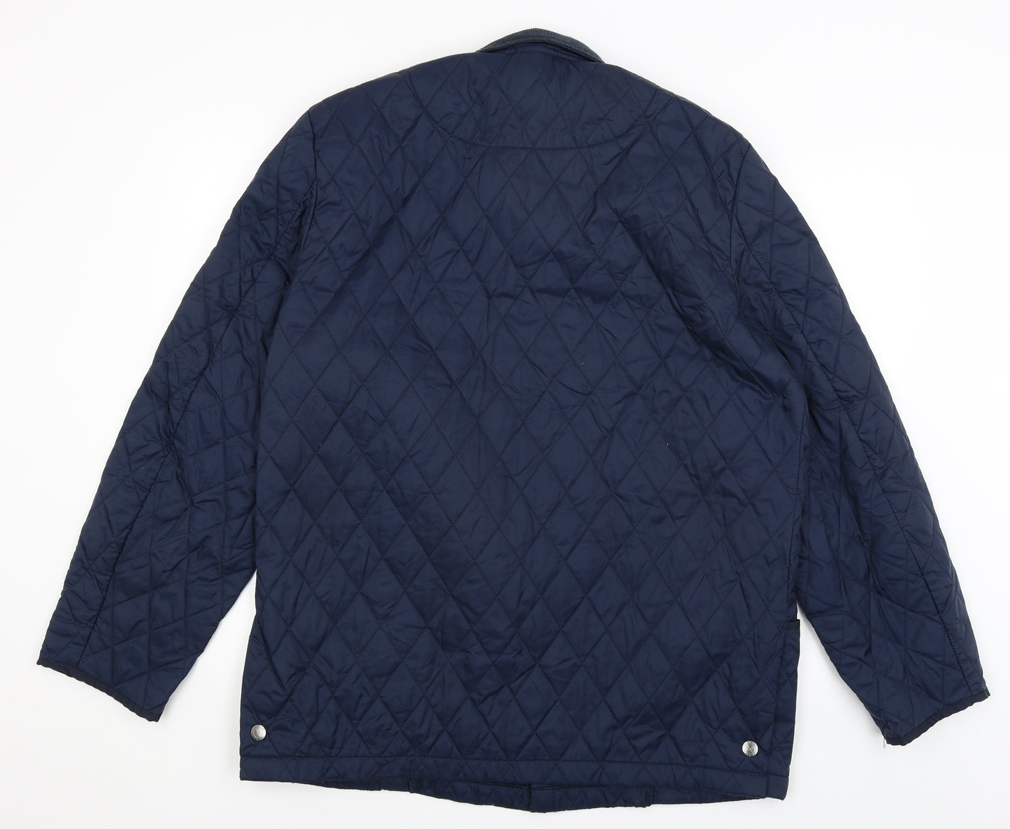 Crew Clothing Co Mens Blue   Quilted Coat Size XL