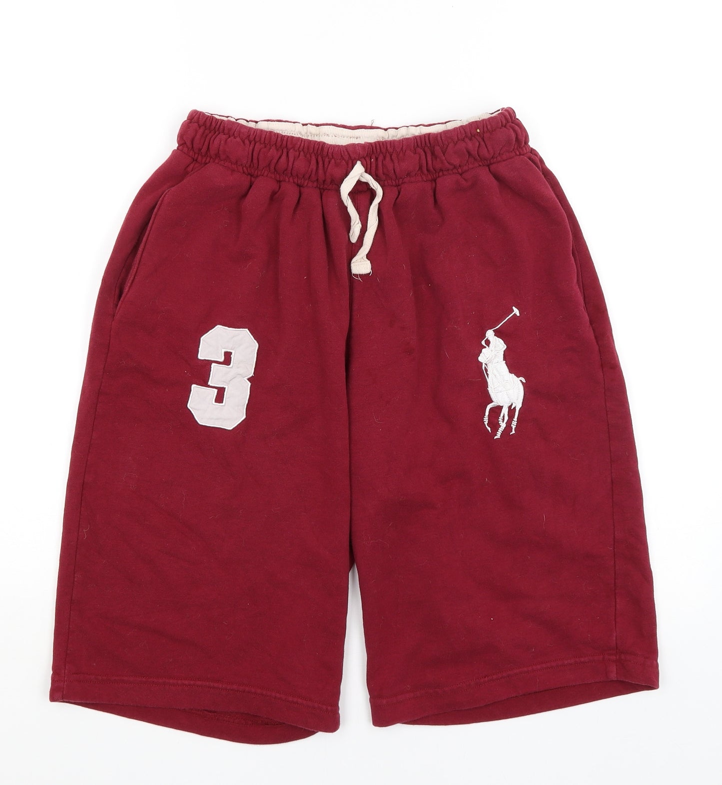 Ralph Lauren Mens Red   Sweat Shorts Size XL