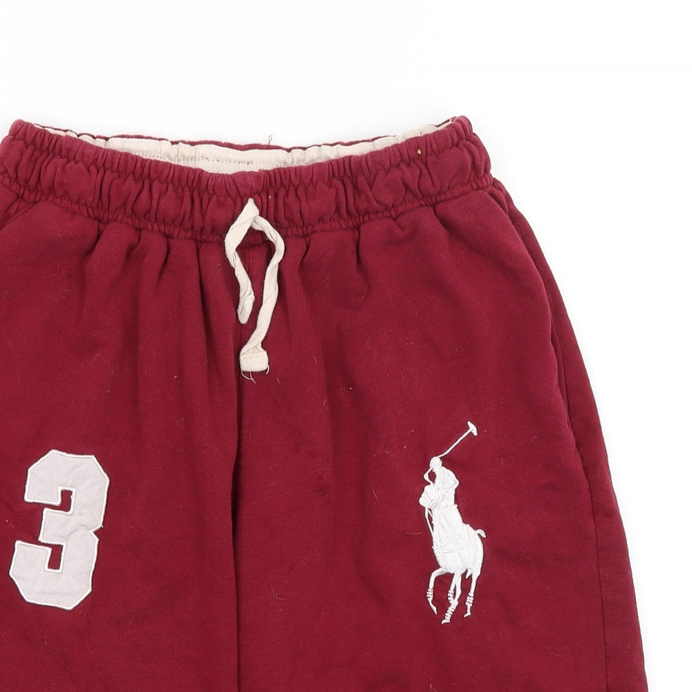 Ralph Lauren Mens Red   Sweat Shorts Size XL