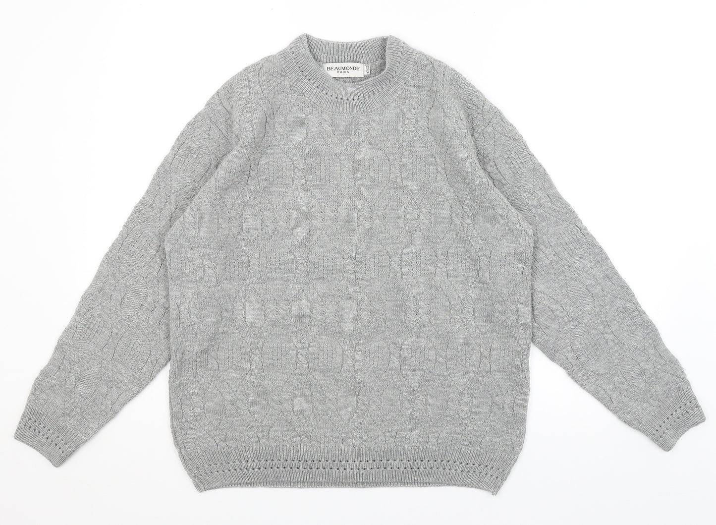 Beaumonde Paris Womens Grey   Pullover Jumper Size 22
