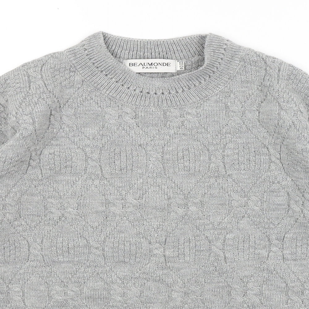 Beaumonde Paris Womens Grey   Pullover Jumper Size 22