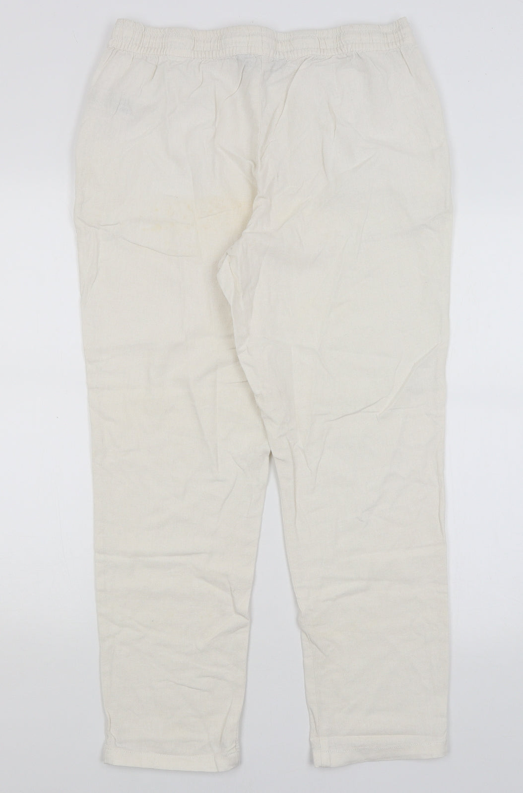 Dorothy Perkins Womens White   Trousers  Size 12 L27 in