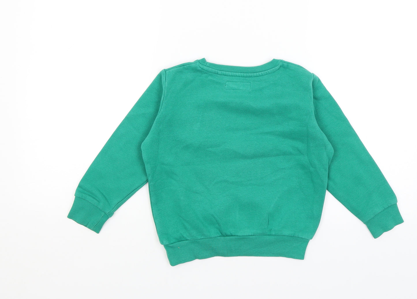 NEXT Boys Green   Pullover Jumper Size 3-4 Years  - Dinosaur