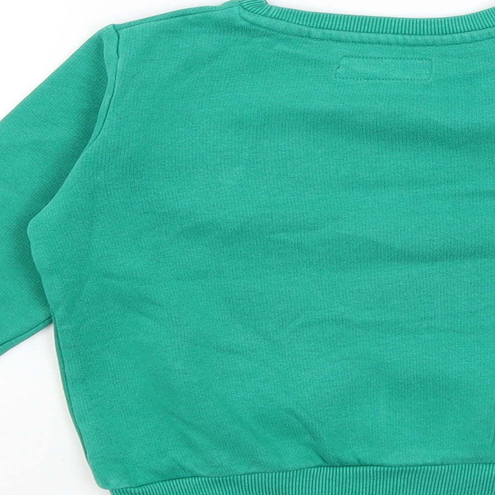 NEXT Boys Green   Pullover Jumper Size 3-4 Years  - Dinosaur
