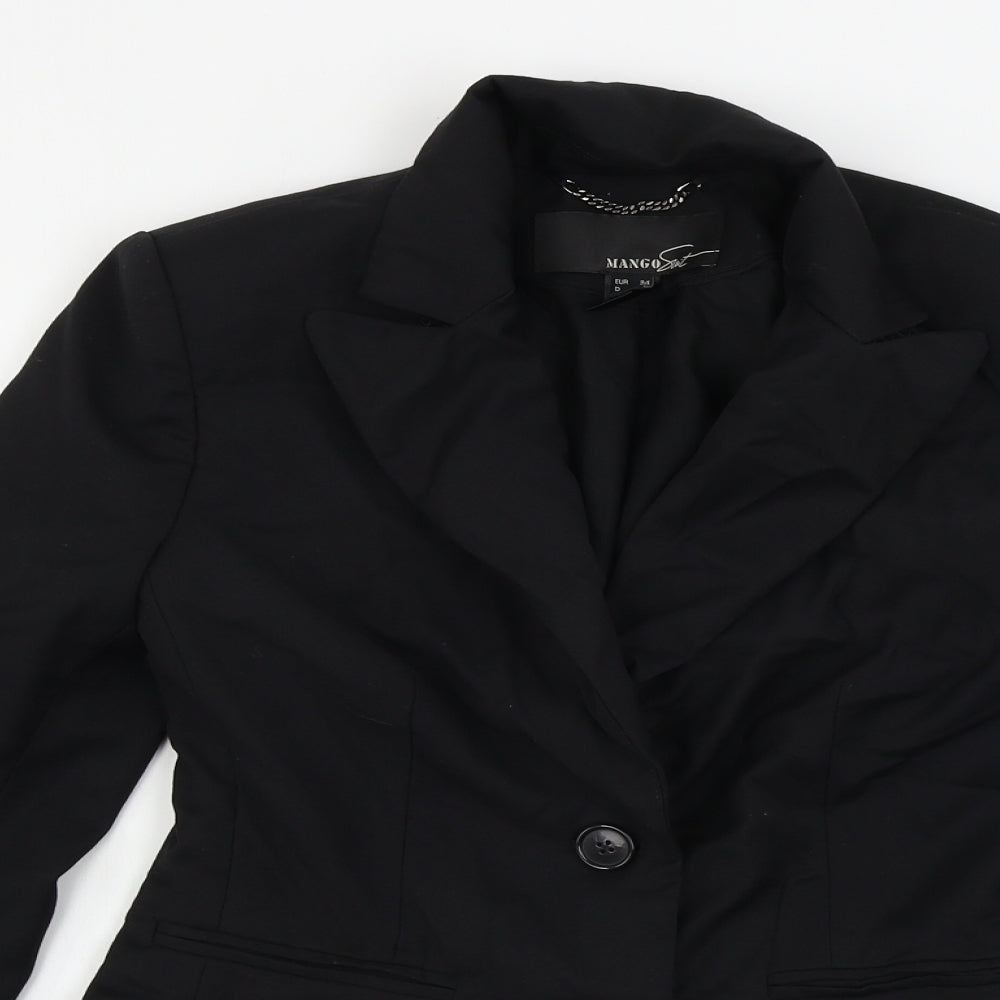 Mango Womens Black   Jacket Blazer Size 6