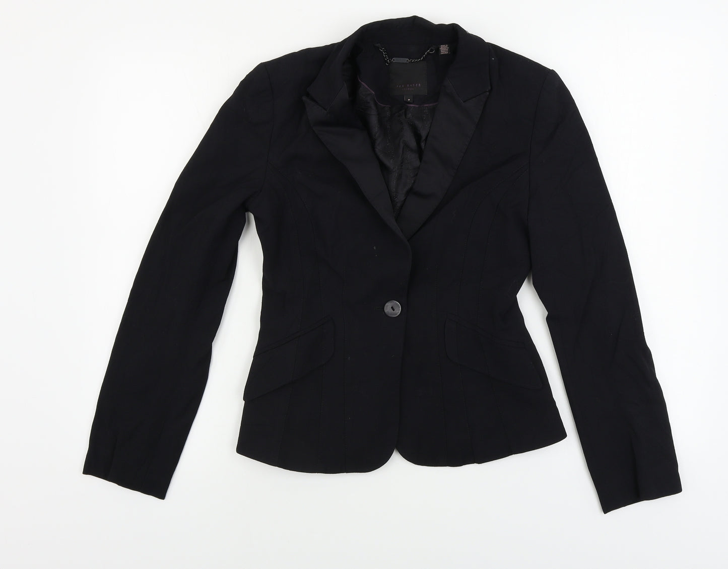 Ted Baker  Womens Black   Jacket Blazer Size S