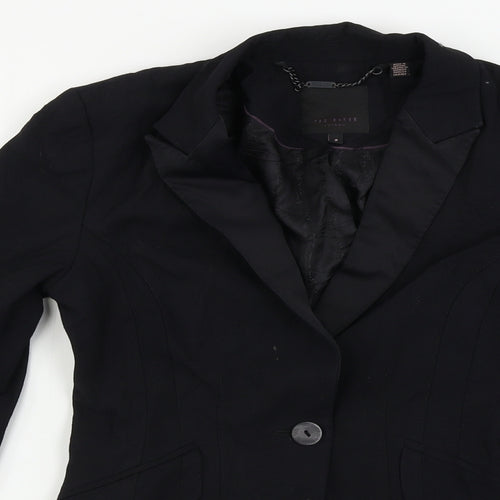 Ted Baker  Womens Black   Jacket Blazer Size S