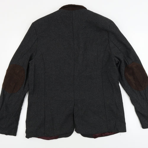 Preworn Mens Grey   Jacket Blazer Size L