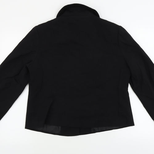 Preworn  Womens Black   Jacket Blazer Size 40