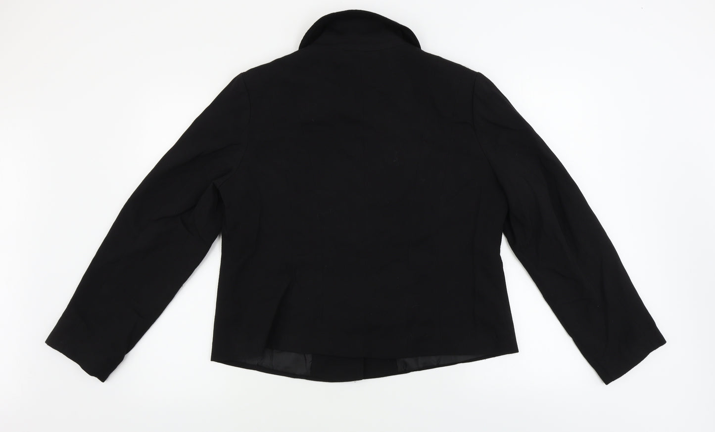 Preworn  Womens Black   Jacket Blazer Size 40