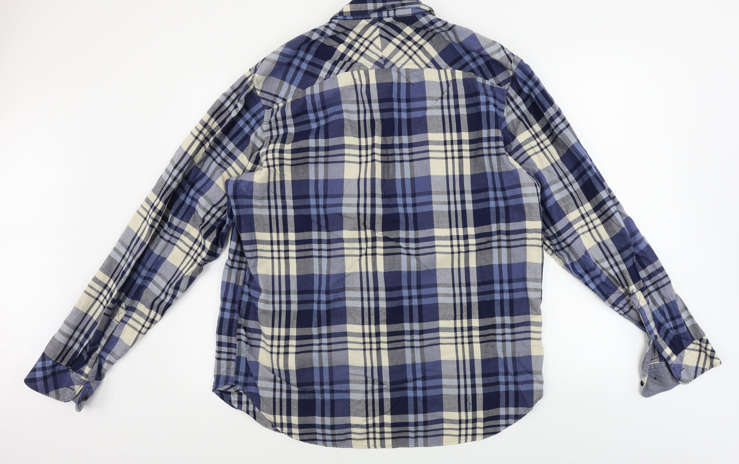 Timberland  Mens Blue Check   Button-Up Size XL