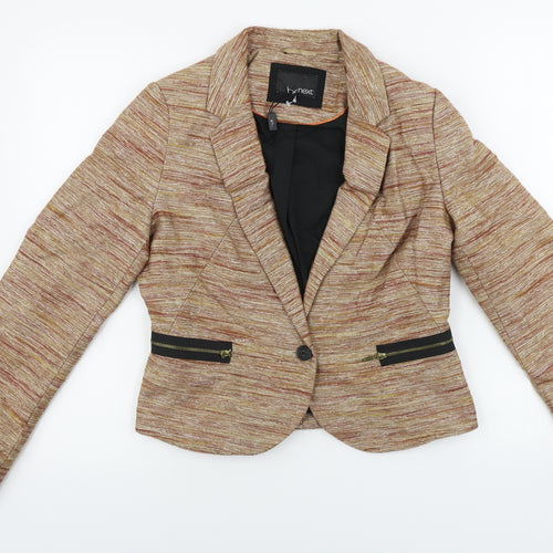 NEXT  Womens Beige Striped  Jacket Blazer Size 10