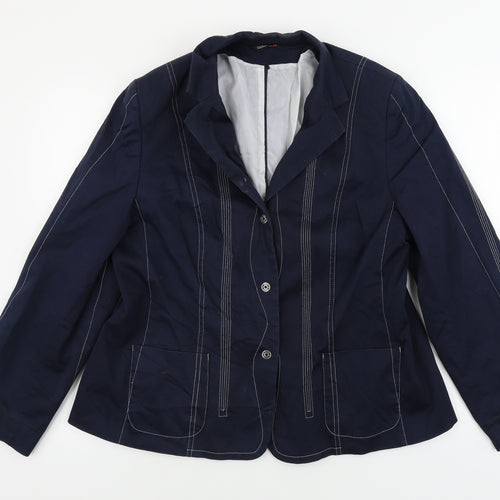 Concept uk  Womens Blue   Jacket Blazer Size 14