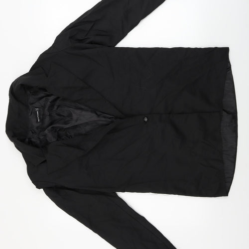 PRETTYLITTLETHING  Womens Black   Jacket Blazer Size 8