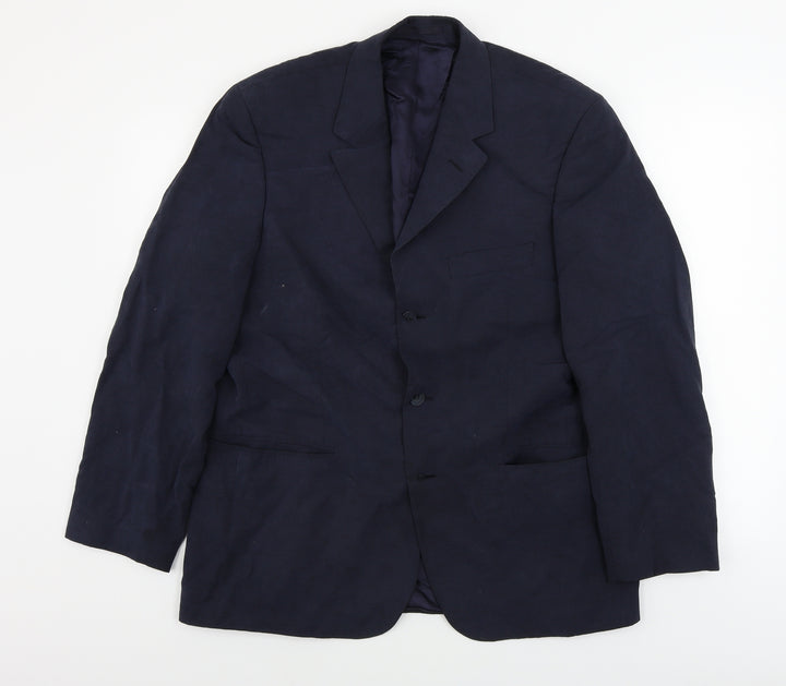 Ultimo  Mens Blue   Jacket Blazer Size 40