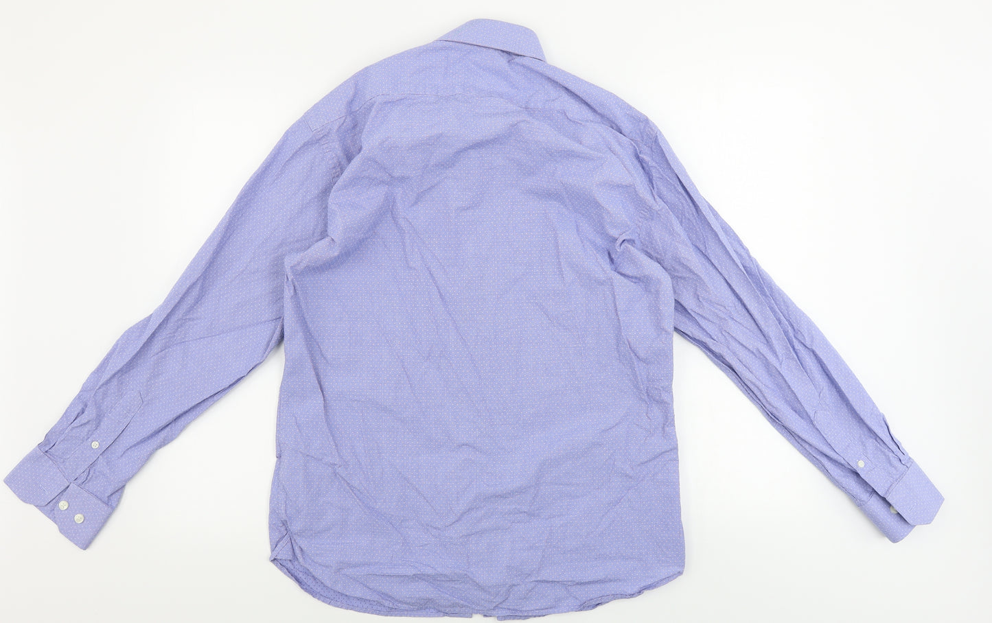 Austin Reed  Mens Blue    Dress Shirt Size 16