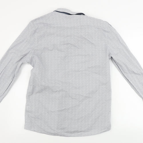 NEXT  Mens Blue    Button-Up Size L