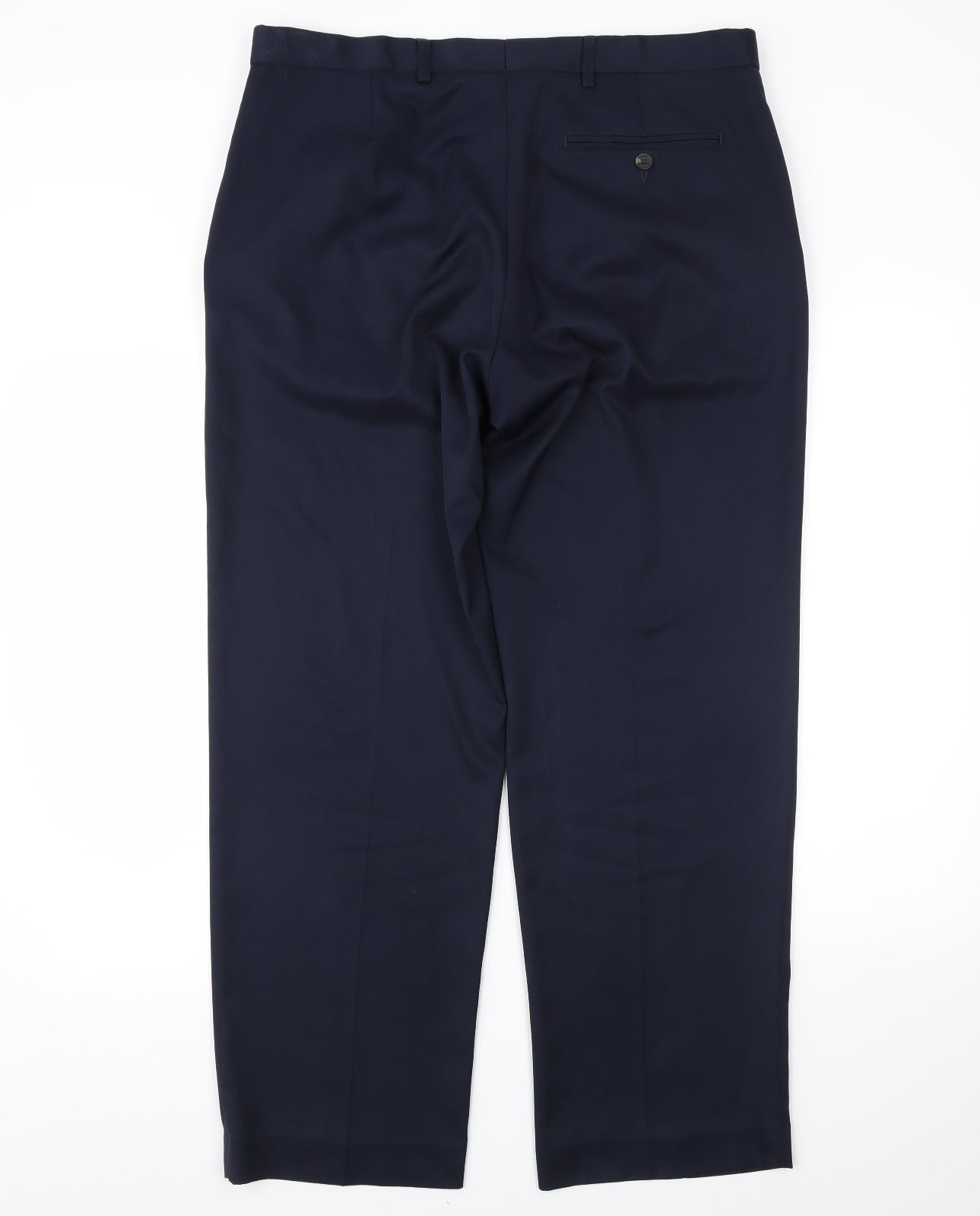 Marks and Spencer Mens Blue   Trousers  Size 36 L31 in