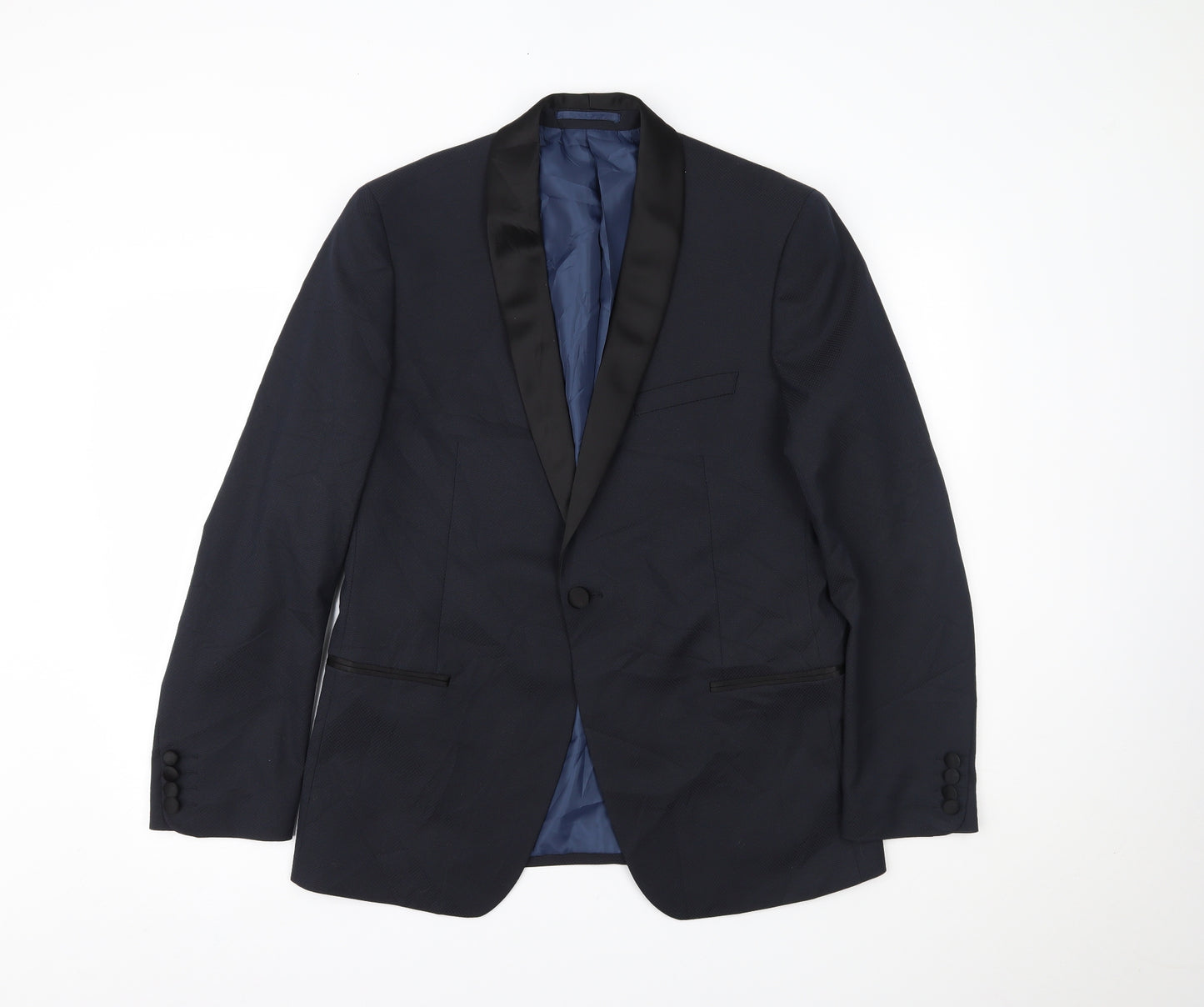 Marks and Spencer Mens Blue   3 Piece Blazer
