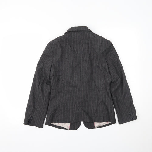 The Collection Womens Grey Striped  Jacket Blazer Size 8