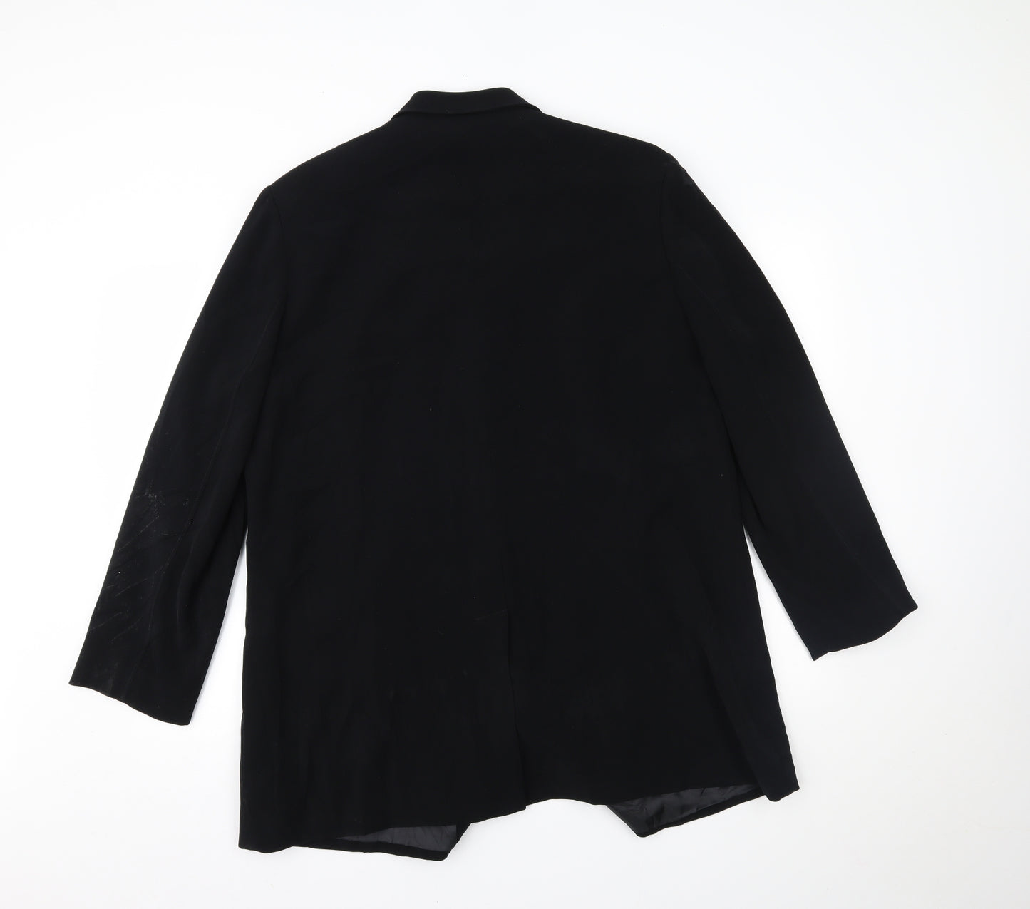 ELVI Womens Black   Overcoat Coat Size 22
