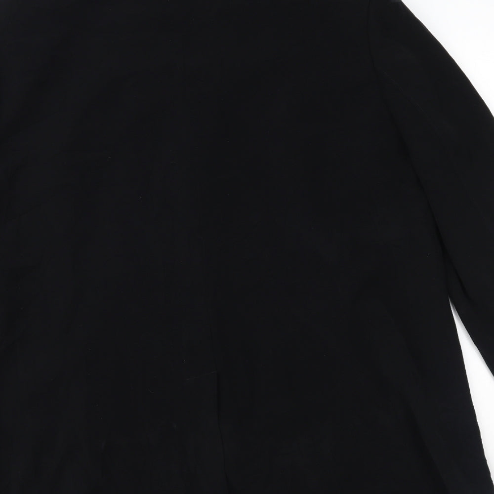 ELVI Womens Black   Overcoat Coat Size 22