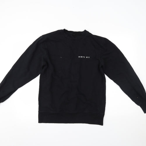dirty hit Womens Black   Pullover Jumper Size M