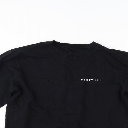 dirty hit Womens Black   Pullover Jumper Size M