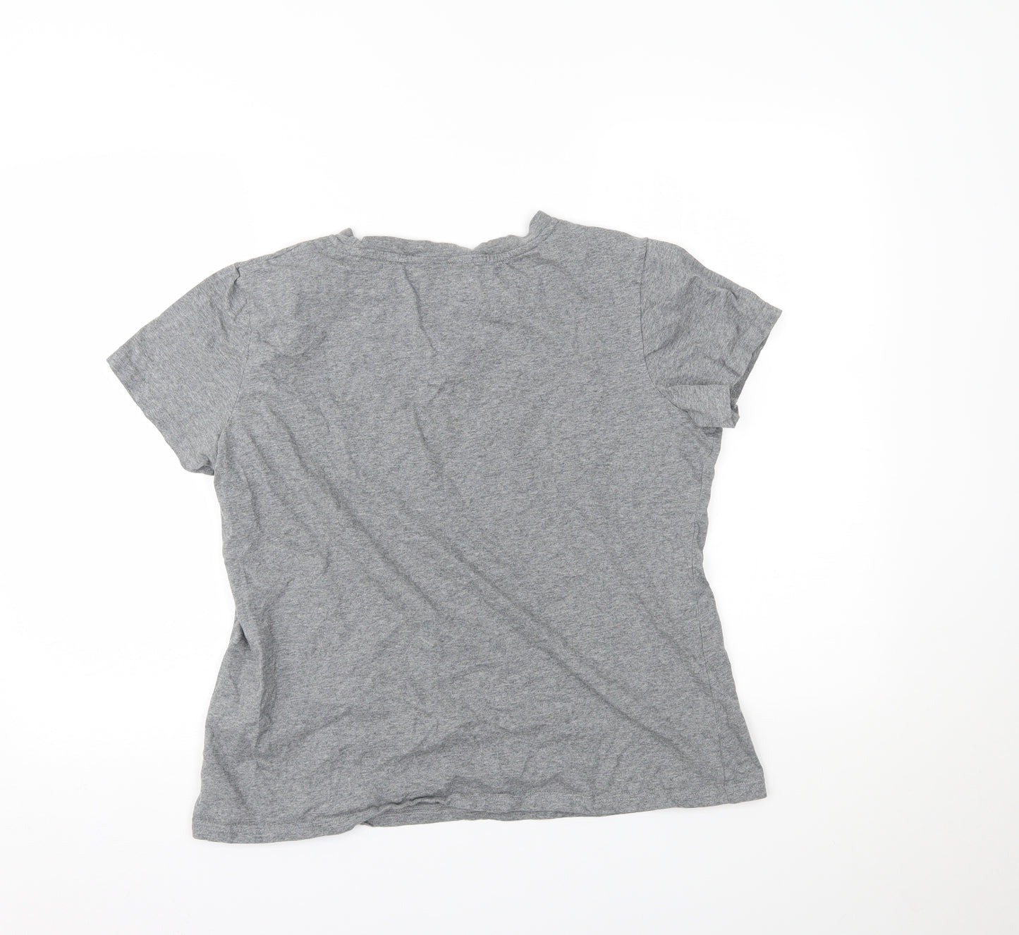 SheIn Womens Grey   Basic T-Shirt Size 2XL