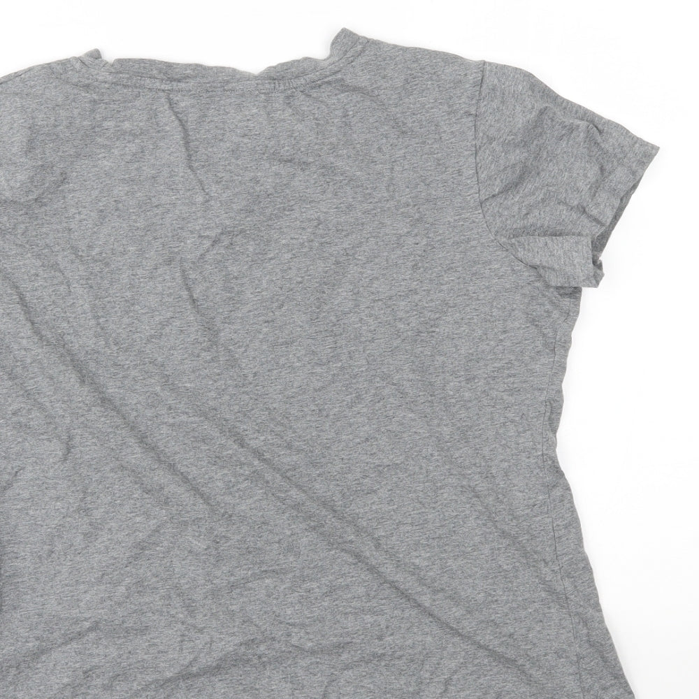 SheIn Womens Grey   Basic T-Shirt Size 2XL