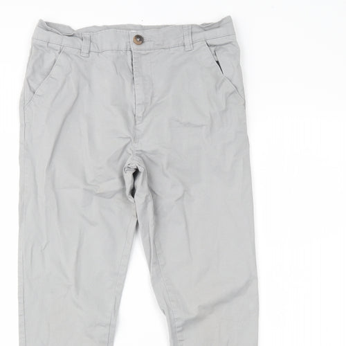 Blue Zoo Boys Grey   Chino Trousers Size 13 Years