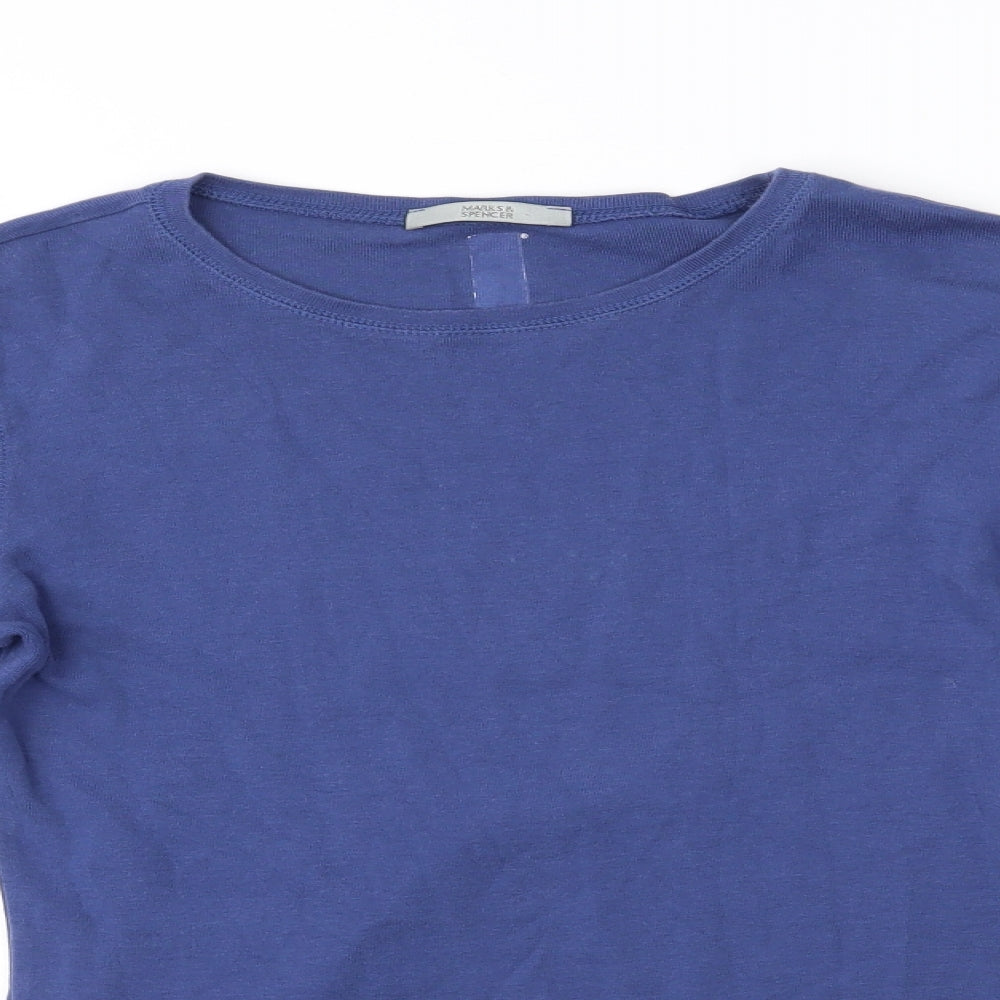 Marks and Spencer Womens Blue   Basic Blouse Size 12