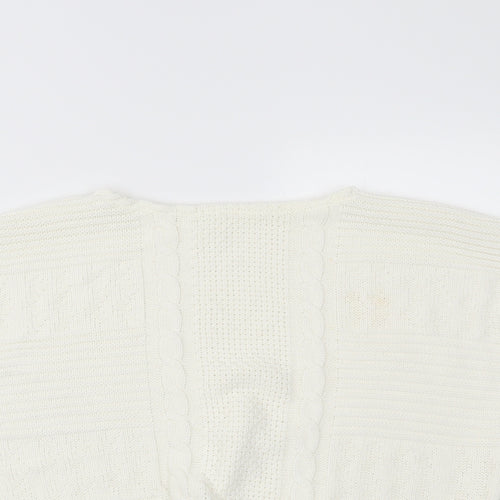 Preworn Womens White   Basic T-Shirt Size 16