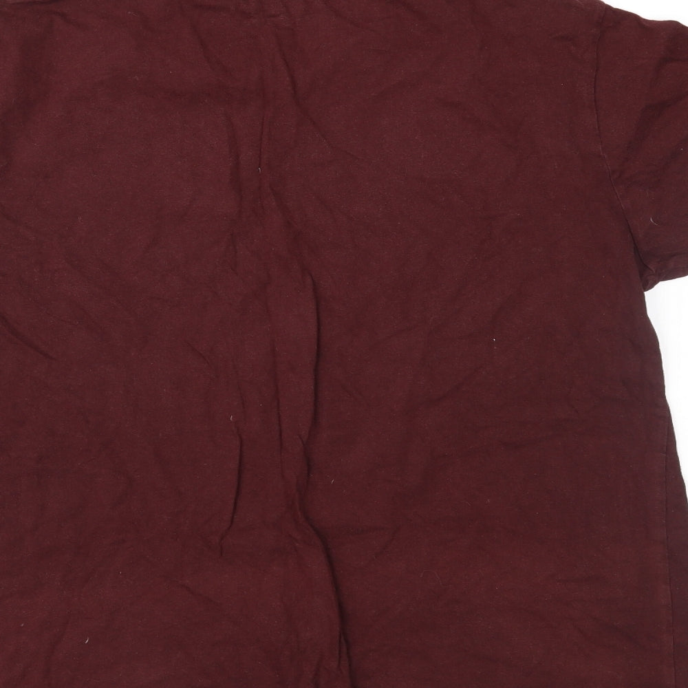 Primark Mens Red    T-Shirt Size L