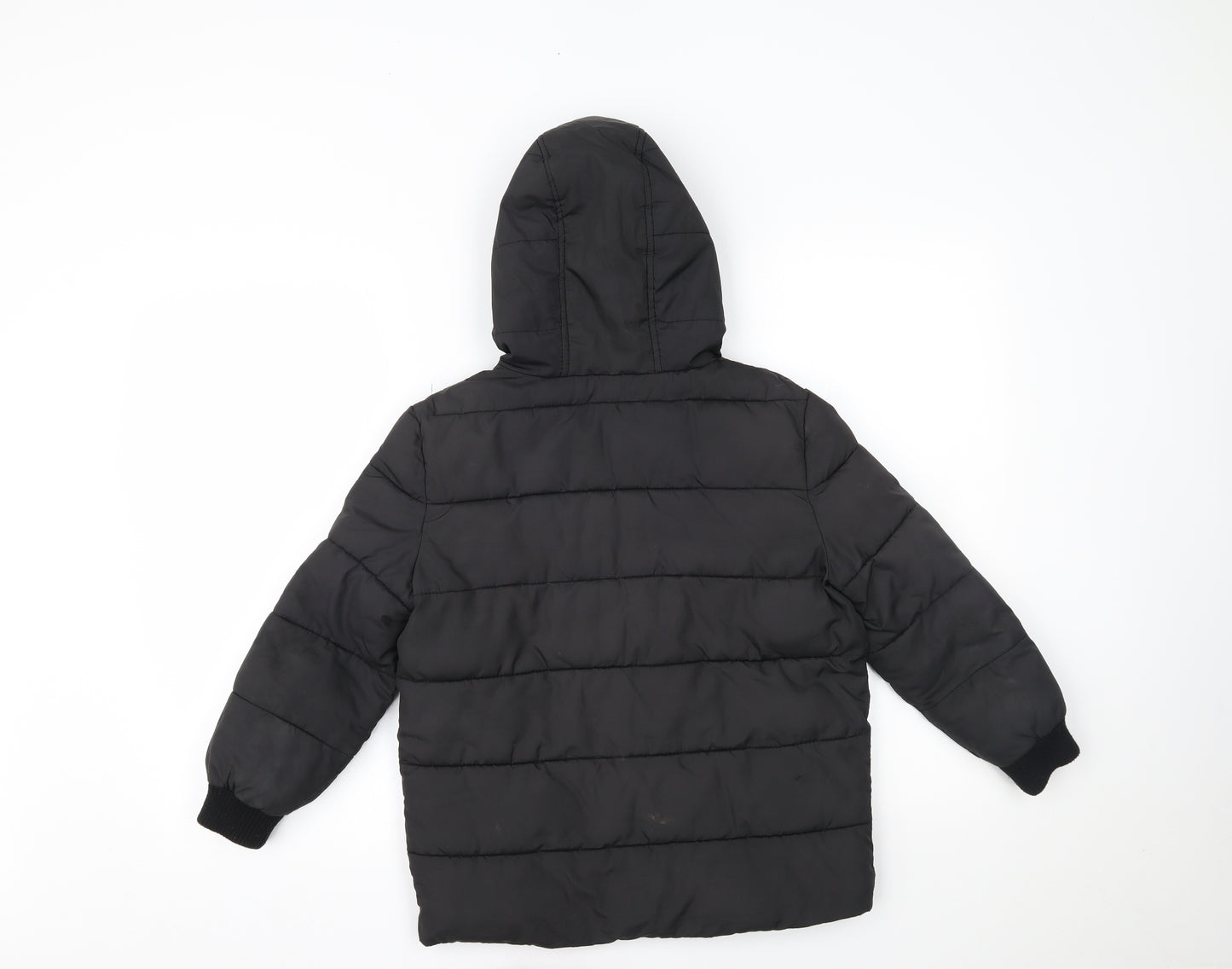 River Island Boys Black   Puffer Jacket Coat Size 7-8 Years
