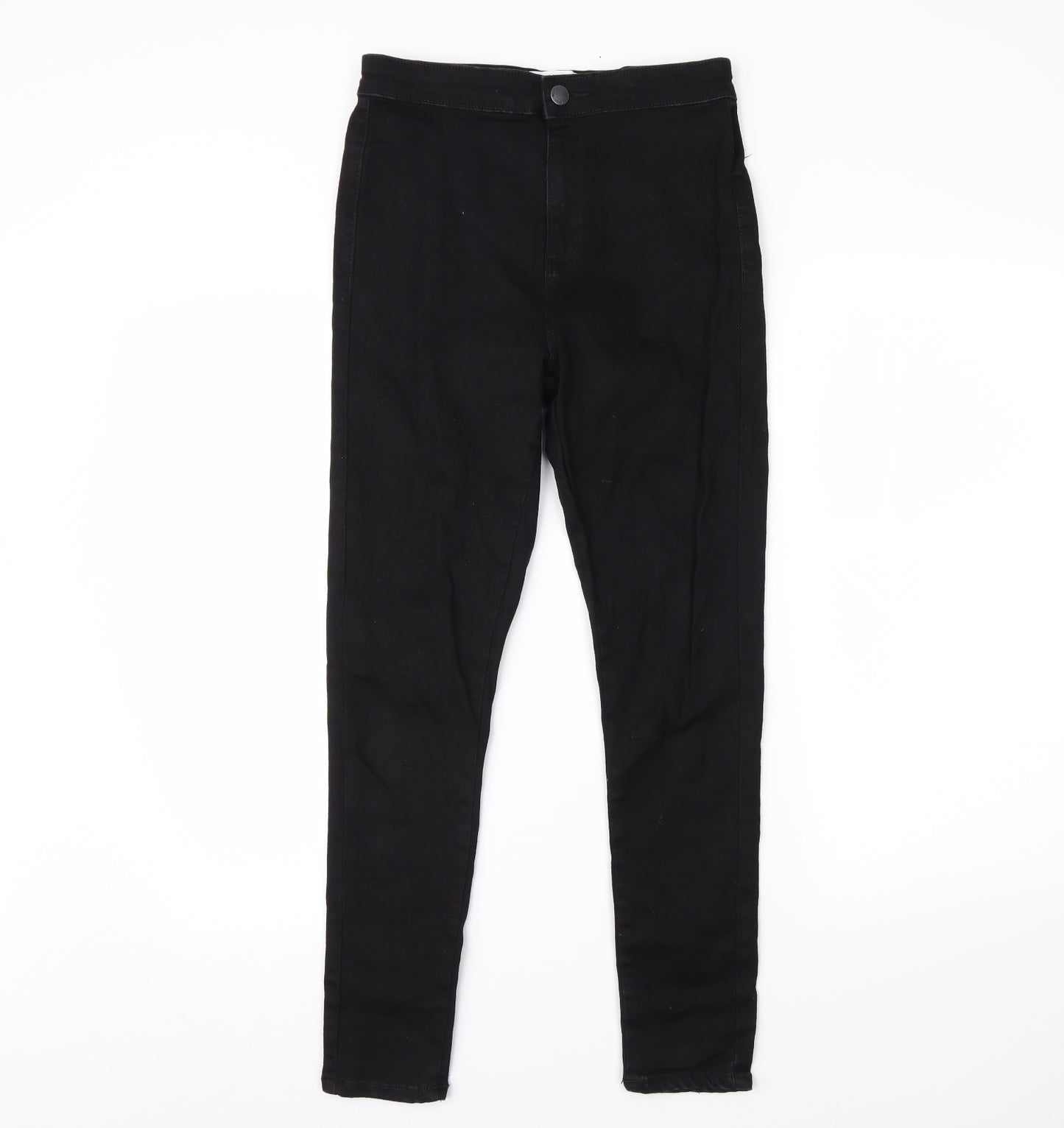 Miss Selfridge Womens Black  Denim Skinny Jeans Size 10 L26 in