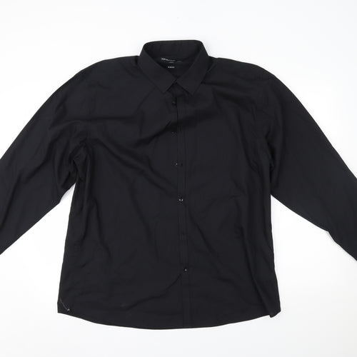 Primark Mens Black    Dress Shirt Size 17.5