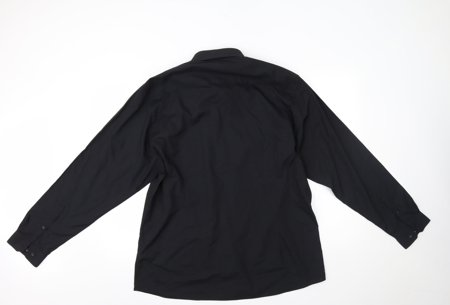 Primark Mens Black    Dress Shirt Size 17.5